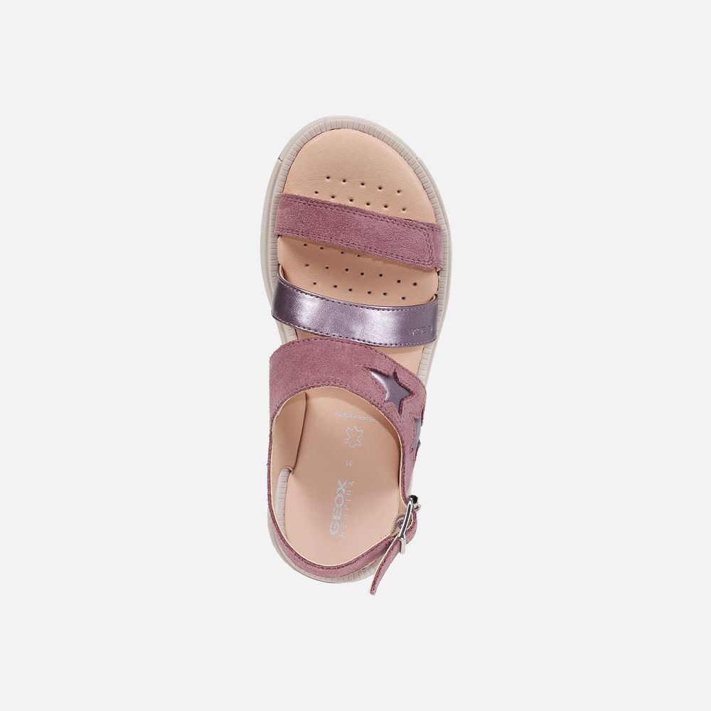 Sandalias Geox Menina Rosa - Rebecca - CWBEM5921